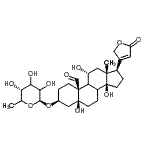CAS#: 508-73-6， (3beta,5beta,8xi,9xi,11alpha)-3-[(6-Deoxy-beta-L-Glycero-Hexopyranosyl)Oxy]-5,11,14-Trihydroxy-19-Oxocard-20(22)-Enolide