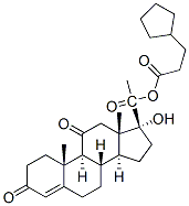 CAS#: 509-00-2， 17,20-Dihydroxypregn-4-Ene-3,11,20-Trione 20-(3-Cyclopentylpropionate)