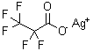 结构式 CAS# 509-09-1, 五氟丙酸银