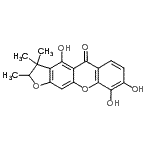 CAS#: 50906-63-3， 4,8,9-Trihydroxy-2,3,3-Trimethyl-2,3-Dihydro-5H-Furo[3,2-b]Xanthen-5-One
