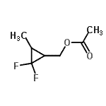 CAS#: 509072-65-5， (2,2-Difluoro-3-Methylcyclopropyl)Methyl Acetate