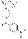 structure of CAS# 509073-62-5, Tert-Butyl 4-(4-Nitrobenzoyl)Tetrahydro-1(2H)-Pyrazinecarboxylate;TERT-BUTYL 4-(4-NITROBENZOYL)TETRAHYDRO-1(2H)-PYRAZINECARBOXYLATE;4-(4-Nitro-Benzoyl)-Piperazine-1-Carboxylic Acid Tert-Butyl Ester;Tert-Butyl 4-(4-Nitrobenzoyl)Piperazine-1-Carboxylate