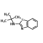 CAS#: 50915-37-2， N-(2-Methyl-2-Propanyl)-1,3-Benzothiazol-2-Amine