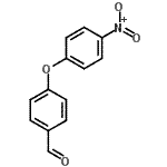 structure of CAS# 50961-54-1, 4-(4-Nitrophenoxy)Benzaldehyde;4- BENZALDEHYDE97;4-(4-NITROPHENOXY)BENZALDEHYDE97;661279_ALDRICH