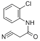 结构式 CAS# 50982-66-6, N-(2-氯-苯基)-2-氰基-乙酰胺