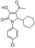 CAS#: 512176-65-7， 4-Acetyl-1-(4-Chlorophenyl)-5-Cyclohexyl-1,5-Dihydro-3-Hydroxy-2H-Pyrrol-2-One