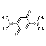 CAS#: 512834-01-4， 2,5-Bis(Dimethylsilyl)-1,4-Benzoquinone