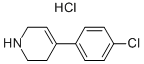 structure of CAS# 51304-61-1, 4-(4-Chlorophenyl)-1,2,3,6-Tetrahydropyridine Hydrochloride;Sbb003282;4-(4-Chlorophenyl)-1,2,3,6-Tetrahydropyridine Monohydrochloride;C68407_Aldrich