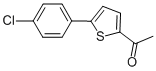 structure of CAS# 51335-90-1, 1-[5-(4-Chlorophenyl)-2-Thienyl]-1-Ethanone;1-[5-(4-Chlorophenyl)-2-Thienyl]Ethanone;Zinc03883623;1Y-0711