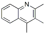 structure of CAS# 51366-52-0, 2,3,4-Trimethylquinoline;Trimethylquinoline;Inchi=1/C12h13n/C1-8-9(2)11-6-4-5-7-12(11)13-10(8)3/H4-7H,1-3H;Quinoline, 2,3,4-Trimethyl-