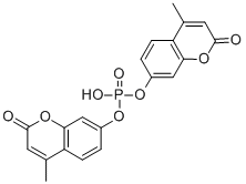 structure of CAS# 51379-07-8, Bis(4-Methylumbelliferyl)Phosphate;Bis(4-Methyl-2-Oxo-Chromen-7-Yl) Hydrogen Phosphate;Bis(4-Methyl-2-Oxo-7-Chromenyl) Hydrogen Phosphate;Bis(2-Keto-4-Methyl-Chromen-7-Yl) Hydrogen Phosphate