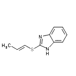 CAS#: 51388-95-5， 2-[(1E)-1-Propen-1-Ylsulfanyl]-1H-Benzimidazole
