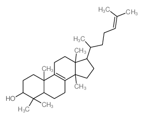 CAS#: 514-46-5， (13alpha,14beta,17alpha,20S)-5alpha-Lanosta-8,24-Dien-3beta-Ol