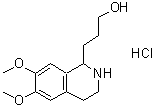 CAS#: 51452-52-9， 1-(gamma-Hydroxypropyl)-6,7-Dimethoxy-1,2,3,4-Tetrahydroisoquinoline Hydrochloride