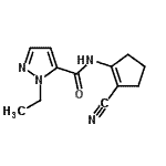 CAS#: 514816-17-2， N-(2-Cyano-1-Cyclopenten-1-Yl)-1-Ethyl-1H-Pyrazole-5-Carboxamide