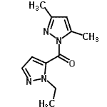 CAS#: 514816-50-3， (3,5-Dimethyl-1H-Pyrazol-1-Yl)(1-Ethyl-1H-Pyrazol-5-Yl)Methanone