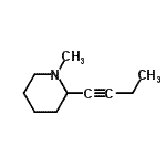 CAS#: 51498-58-9， 2-(1-Butyn-1-Yl)-1-Methylpiperidine