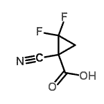 CAS#: 51504-06-4， 1-Cyano-2,2-Difluorocyclopropanecarboxylic Acid