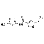 CAS#: 515122-60-8， 1-Ethyl-N-(5-Methyl-1,2-Oxazol-3-Yl)-1H-Pyrazole-4-Carboxamide