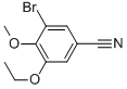 structure of CAS# 515831-52-4, 3-Bromo-5-Ethoxy-4-Methoxy-Benzonitrile;3-BROMO-5-ETHOXY-4-METHOXY-BENZONITRILE