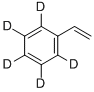 结构式 CAS# 5161-29-5, 苯乙烯-2,3,4,5,6-D5