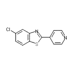 CAS#: 51643-57-3， 5-Chloro-2-(4-Pyridinyl)-1,3-Benzothiazole