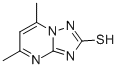 structure of CAS# 51646-17-4, 5,7-Dimethyl-1H-[1,2,4]triazolo[1,5-a]pyrimidine-2-thione;Eu-0096731;Maybridge1_008387;Zinc00115640