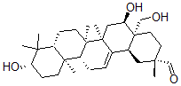 CAS#: 5172-35-0， (20S)-3beta,16alpha,28-Trihydroxyolean-12-En-29-Al