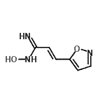 CAS#: 51791-46-9， (2E)-N-Hydroxy-3-(1,2-Oxazol-5-Yl)-2-Propenimidamide