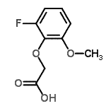 CAS#: 519050-77-2， (2-Fluoro-6-Methoxyphenoxy)Acetic Acid