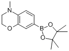 structure of CAS# 519054-54-7, 4,4-Methyl-3,4-Dihydro-2H-1,4-Benzoxazin-7-Ylboronic Acid Pinacol Ester;4-METHYL-7-(4,4,5,5-TETRAMETHYL-1,3,2-DIOXABOROLAN-2-YL)-3,4-DIHYDRO-2H-1,4-BENZOXAZINE;4-Methyl-7-(4,4,5,5-Tetramethyl-1,3,2-    Dioxaborolan-2-Yl)-3,4-Dihydro-2H-1,4-;2-Dioxaborolan-2-Yl)-3