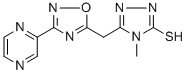 CAS#: 519056-47-4， 4-Methyl-5-[(3-Pyrazin-2-Yl-1,2,4-Oxadiazol-5-Yl)Methyl]-4H-1,2,4-Triazole-3-Thiol