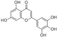 structure of CAS# 520-31-0, 5,7,3',4',5'-Pentahydroxyflavone;5,7-Dihydroxy-2-(3,4,5-Trihydroxyphenyl)-4-Chromenone;5,7-Dihydroxy-2-(3,4,5-Trihydroxyphenyl)Chromone;Bspbio_003253