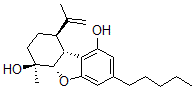 CAS#: 52025-76-0， (5aS,6S,9R,9aR)-5a,6,7,8,9,9a-Hexahydro-6-methyl-9-(1-methylethenyl)-3-pentyl-1,6-Dibenzofurandiol