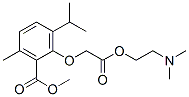 CAS#: 52073-09-3， (6-Isopropyl-2-Methoxycarbonyl-3-Methylphenoxy)Acetic Acid 2-(Dimethylamino)Ethyl Ester
