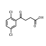 结构式 CAS# 52240-14-9, 4-(2,5-二氯苯基)-4-氧代丁酸