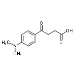 structure of CAS# 52241-00-6, 4-[4-(Dimethylamino)Phenyl]-4-Oxobutanoic Acid;4-[4-(N,N-Dimethylamino)phenyl]-4-oxobutyric acid