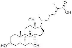 CAS#: 5226-26-6， 3,7,12-Trihydroxycholest-24-Enoic Acid