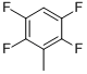 structure of CAS# 5230-78-4, 2,3,5,6-Tetrafluorotoluene;1,2,4,5-Tetrafluoro-3-Methyl-Benzene;Nsc97004;Benzene, 1,2,4,5-Tetrafluoro-3-Methyl-