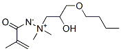 CAS#: 52352-15-5， 1-(3-Butoxy-2-hydroxypropyl)-1,1-dimethyl-2-(2-methyl-1-oxo-2-propenyl)hydrazinium hydroxide inner salt
