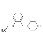 结构式 CAS# 523980-07-6, 1-(2-乙氧基苄基)哌嗪