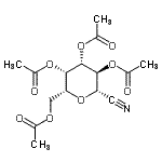 CAS#: 52443-07-9， (2R,3S,4R,5S,6S)-2-(Acetoxymethyl)-6-Cyanotetrahydro-2H-Pyran-3,4,5-Triyl Triacetate