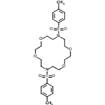 CAS#: 52601-78-2， 7,16-Bis[(4-Methylphenyl)Sulfonyl]-1,4,10,13-Tetraoxa-7,16-Diazacyclooctadecane