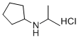 structure of CAS# 52703-17-0, Cyclopentyl-Isopropyl-Amine hydrochloride