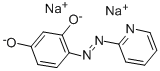 结构式 CAS# 52722-53-9, 4-[2-(2-吡啶基)偶氮]-1,3-苯二酚钠盐(1:2)