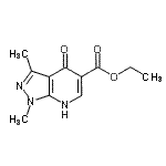 CAS#: 52744-83-9， Ethyl 1,3-Dimethyl-4-Oxo-4,7-Dihydro-1H-Pyrazolo[3,4-b]Pyridine-5-Carboxylate