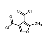 CAS#: 52762-42-2， 2-Methyl-3,4-Furandicarbonyl Dichloride