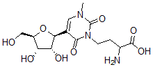 CAS#: 52777-29-4， 3-(3-Amino-3-Carboxypropyl)-1-Methylpseudouridine