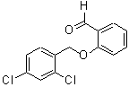 structure of CAS# 52803-60-8, 2-[(2,4-Dichlorobenzyl)Oxy]Benzaldehyde;2-(2,4-Dichloro-benzyloxy)-benzaldehyde;2-[(2,4-dichlorophenyl)methoxy]benzaldehyde;MFCD01025492