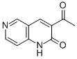 structure of CAS# 52816-63-4, 3-Acetyl-1,6-Naphthyridin-2(1H)-One